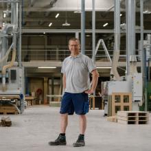 Jos Heylen in zijn atelier