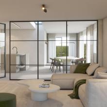 Glaswand interieur